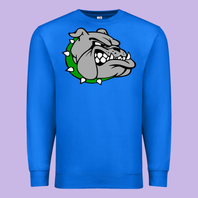 Ashville High School, Ashville Bulldogs Premium Sweatshirt Designed By Pixelflow