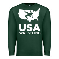 Sports Green usa power united states Premium Sweatshirt - PixelFlow