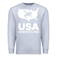 Heather Grey usa power united states Premium Sweatshirt - PixelFlow