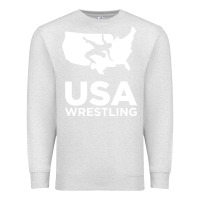 Oatmeal Heather usa power united states Premium Sweatshirt - PixelFlow