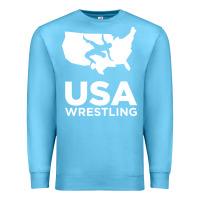 Ocean Blue usa power united states Premium Sweatshirt - PixelFlow