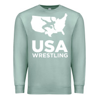 Seafoam usa power united states Premium Sweatshirt - PixelFlow