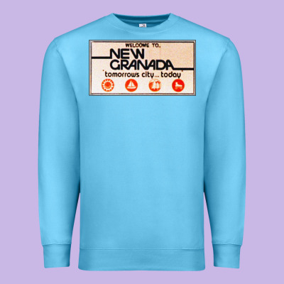 Welcome To New Granada! Premium Sweatshirt Designed By Pixelflow