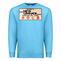 Ocean Blue welcome to new granada! Premium Sweatshirt - PixelFlow