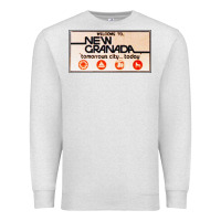 Oatmeal Heather welcome to new granada! Premium Sweatshirt - PixelFlow