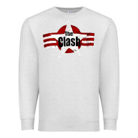 Oatmeal Heather Old Rock 1976 Clash Premium Sweatshirt - PixelFlow