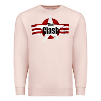 Pale Pink Old Rock 1976 Clash Premium Sweatshirt - PixelFlow