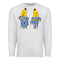 Oatmeal Heather bananas double Premium Sweatshirt - PixelFlow