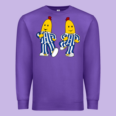 Bananas Double Premium Sweatshirt Designed By Pixelflow