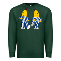 Sports Green bananas double Premium Sweatshirt - PixelFlow