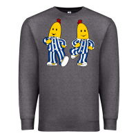 Charcoal Heather bananas double Premium Sweatshirt - PixelFlow