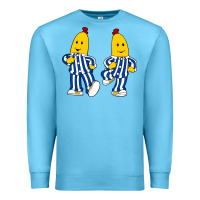 Ocean Blue bananas double Premium Sweatshirt - PixelFlow