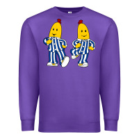 Purple bananas double Premium Sweatshirt - PixelFlow