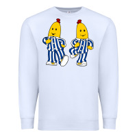 White bananas double Premium Sweatshirt - PixelFlow