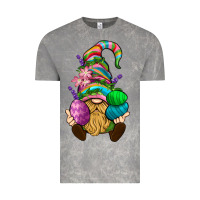 Cloud Rock Easter Holding Eggs Gnome Vintage Tee - BundleAndBundleShop