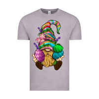 Vintage Zinc Easter Holding Eggs Gnome Vintage Tee - BundleAndBundleShop