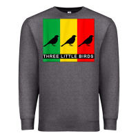Charcoal Heather THREE LITTLE BIRDS Premium Sweatshirt - PixelFlow