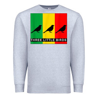 Heather Grey THREE LITTLE BIRDS Premium Sweatshirt - PixelFlow