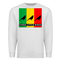 Oatmeal Heather THREE LITTLE BIRDS Premium Sweatshirt - PixelFlow