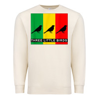 Sandshell THREE LITTLE BIRDS Premium Sweatshirt - PixelFlow