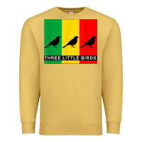 Antique Gold THREE LITTLE BIRDS Premium Sweatshirt - PixelFlow