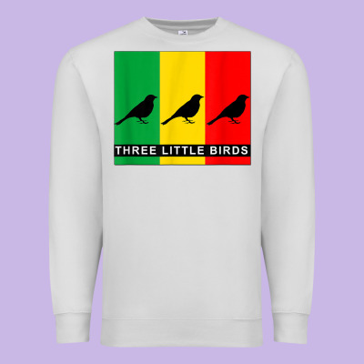 Three Little Birds Premium Sweatshirt Designed By Pixelflow