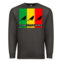 Smoke THREE LITTLE BIRDS Premium Sweatshirt - PixelFlow