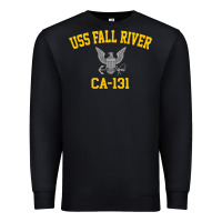 Black uss fall river ca 131 Premium Sweatshirt - PixelFlow