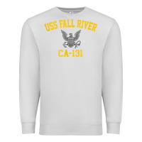 Dove Grey uss fall river ca 131 Premium Sweatshirt - PixelFlow