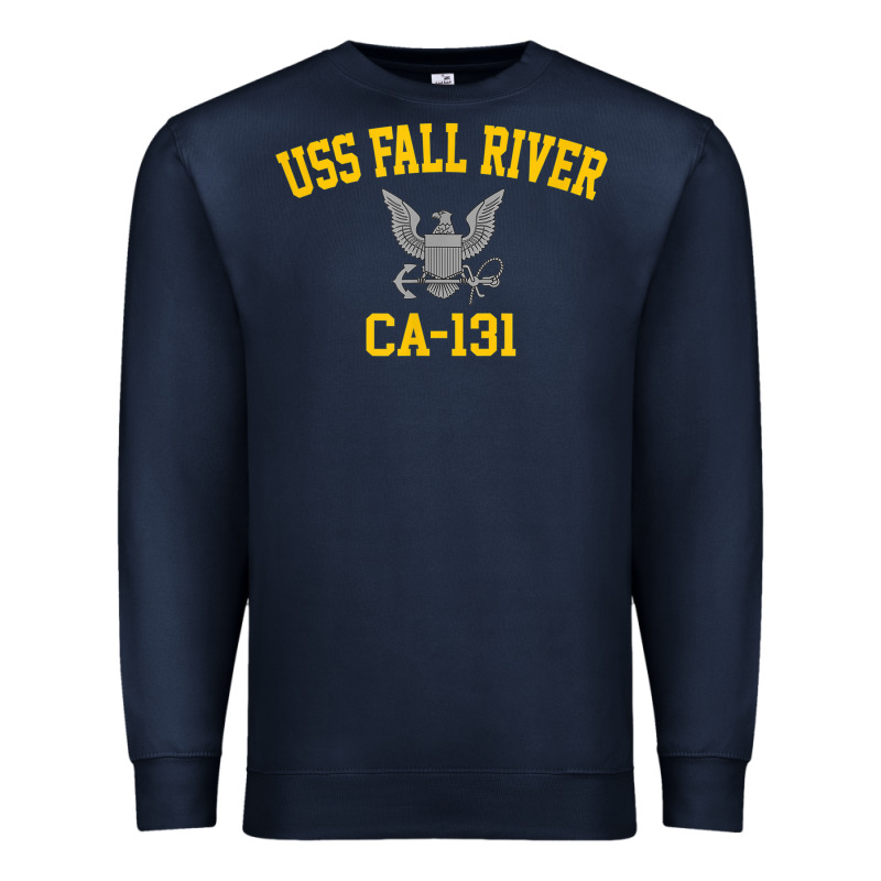 Uss Fall River Ca 131 Premium Sweatshirt by PixelFlow | Teevron