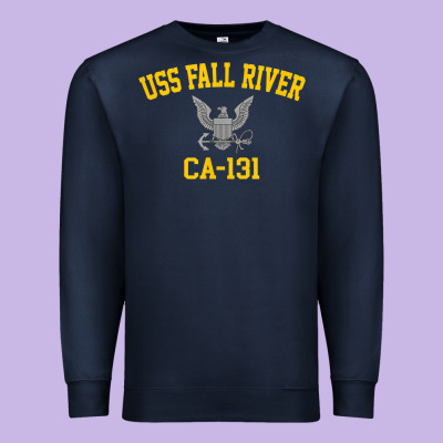 Uss Fall River Ca 131 Premium Sweatshirt Designed By Pixelflow
