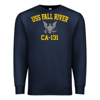 Navy uss fall river ca 131 Premium Sweatshirt - PixelFlow