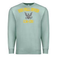 Seafoam uss fall river ca 131 Premium Sweatshirt - PixelFlow