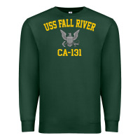 Sports Green uss fall river ca 131 Premium Sweatshirt - PixelFlow