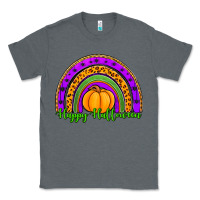 Charcoal Heather happy halloween rainbow Classic Tee - Jasminsmagicworld