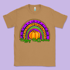 Happy Halloween Rainbow Classic Tee Designed By Jasminsmagicworld