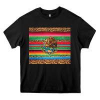 Black serape leopard mexican Heavy Core Tee - Jasminsmagicworld
