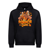Black Pumpkin queen Fall black girl sneakers Urban Hoodie - RanaPortraitStore