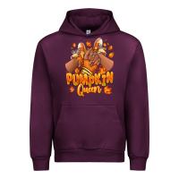 Mauve Wine Pumpkin queen Fall black girl sneakers Urban Hoodie - RanaPortraitStore