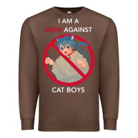 Chestnut i am a mom against cat boys Premium Sweatshirt - PixelFlow