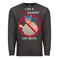 Smoke i am a mom against cat boys Premium Sweatshirt - PixelFlow