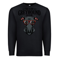 Black greyhound t  shirt greyhound t  shirt (3) Premium Sweatshirt - PixelFlow