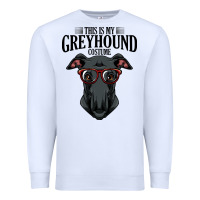 White greyhound t  shirt greyhound t  shirt (3) Premium Sweatshirt - PixelFlow