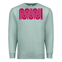 Seafoam sf muni bart    muni Premium Sweatshirt - PixelFlow