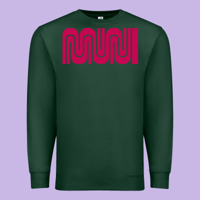 Sf Muni Bart    Muni Premium Sweatshirt Designed By Pixelflow
