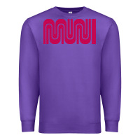 Purple sf muni bart    muni Premium Sweatshirt - PixelFlow