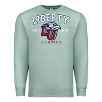 Seafoam liberty university flames football lynchburg virginia sparky the eagle Premium Sweatshirt - PixelFlow