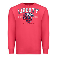 Cardinal liberty university flames football lynchburg virginia sparky the eagle Premium Sweatshirt - PixelFlow