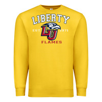 Lemon liberty university flames football lynchburg virginia sparky the eagle Premium Sweatshirt - PixelFlow
