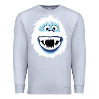 Heather Grey bumble face Premium Sweatshirt - PixelFlow